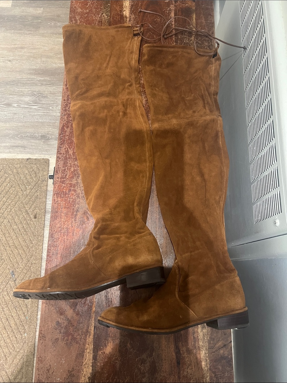 Brown Suede Over-the-Knee Women’s High Boots
